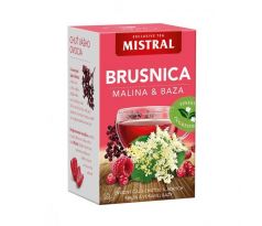 Čaj MISTRAL ovocný HB Brusnica, malina a baza čierna 40 g