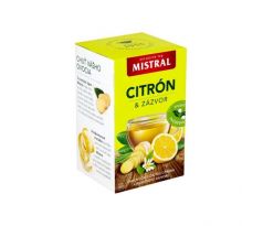 Čaj MISTRAL ovocný Citrón a zázvor HB 40 g