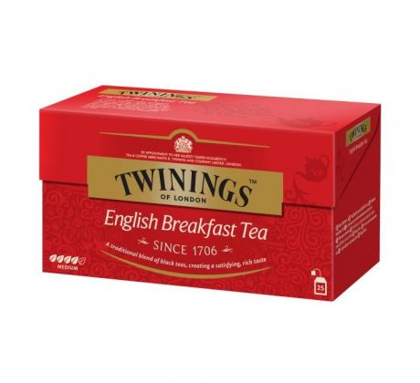 Čaj Twinings čierny English Breakfast HB 50 g