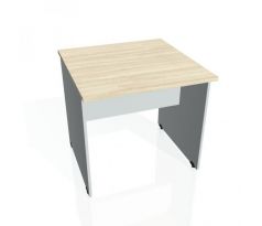 Rokovací stôl Gate, 80x75,5x80 cm, agát/sivá