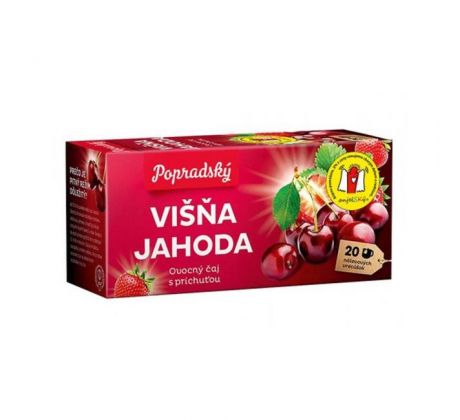 Čaj BOP ovocný višňa jahoda 20 x 2g
