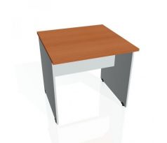 Rokovací stôl Gate, 80x75,5x80 cm, čerešňa/sivá