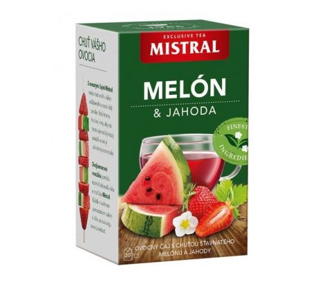 Čaj MISTRAL ovocný melón jahoda HB 40 g