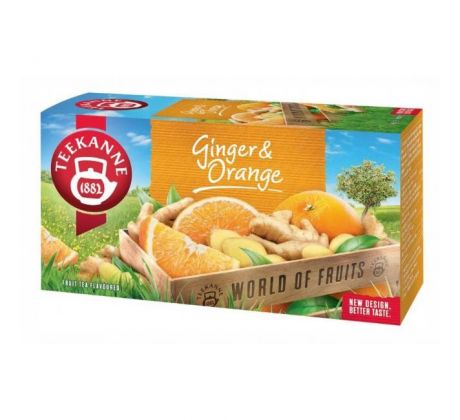 Čaj TEEKANNE ovocný Orange Ginger HB 20 x 2,25g
