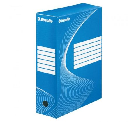 Archívny box Esselte 100mm modrý/biely
