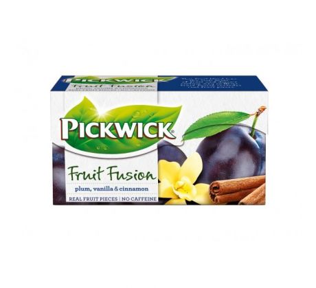 Čaj PICKWICK slivky s vanilkou a škoricou HB 20 x 2g