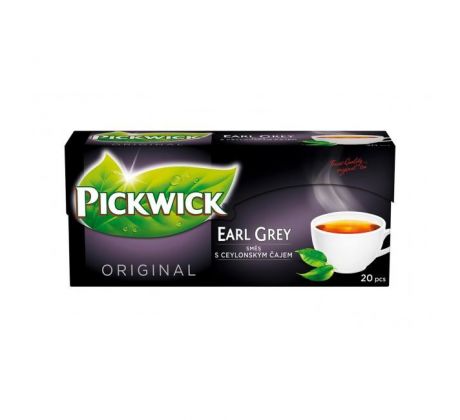 Čaj PICKWICK čierny Earl Grey 20x1,75g(35g) / 20x2g(40g)