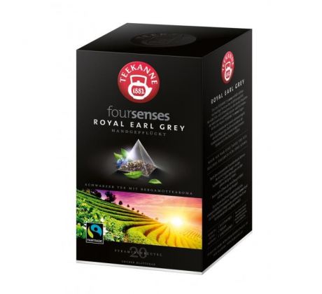 Čaj TEEKANNE FOURSENSES Royal Earl Grey Fairtrade HB 20 x 2,25g