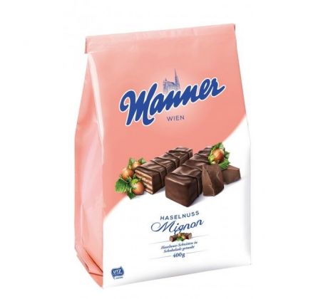 Oblátky Manner Mignon lieskovoorieškové 400 g