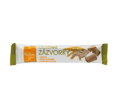 NATURE LINE sušienky celozrnné ZÁZVORKY 65 g