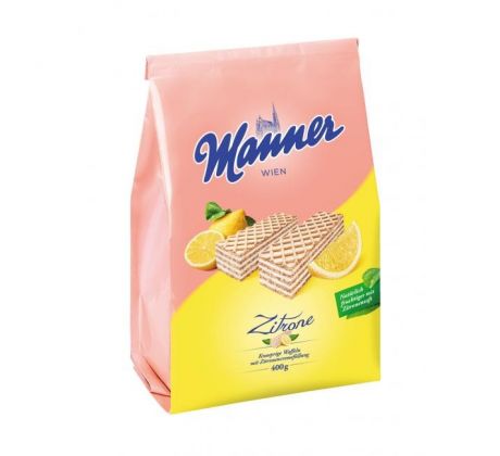 Oblátky Manner s citrónovým krémom 400 g