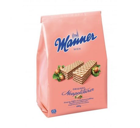 Oblátky Manner Original lieskovoorieškové 400 g