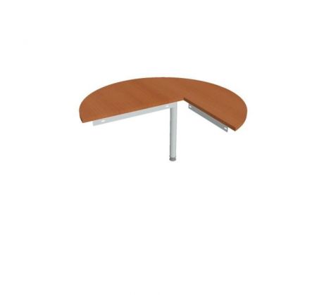 Doplnkový stôl Gate, ľavý, 120x75,5 cm, čerešňa/kov