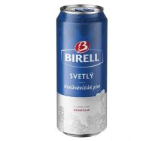 Pivo Birell nealko 24 x 0,5 ℓ Svetlé plechovka