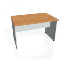Rokovací stôl Gate, 120x75,5x80 cm, jelša/sivá