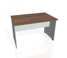 Rokovací stôl Gate, 120x75,5x80 cm, orech/sivá