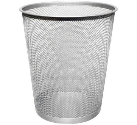 Drôtený kôš 19 ℓ strieborný