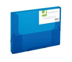 Plastový box s gumičkou Q-CONNECT modrý