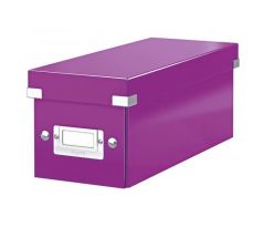 Krabica na CD Click & Store purpurová