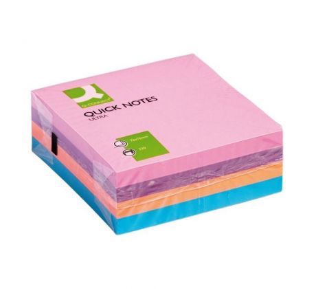 Samolepiaci bloček Q-CONNECT intenzívne 76x76 mm 320l