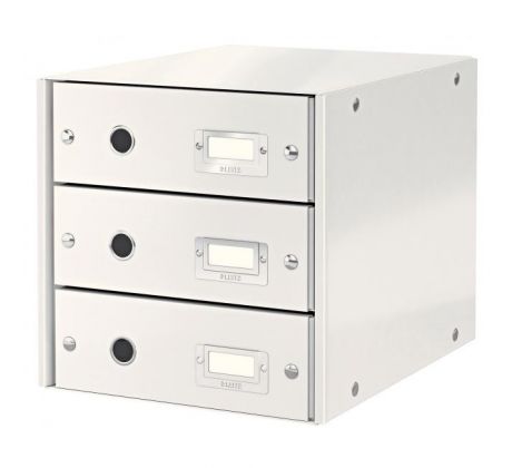 Zásuvkový box Leitz Click & Store 3 zásuvky biela