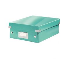 Malá organizačná krabica Click & Store ľadovo modrá