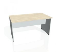 Rokovací stôl Gate, 140x75,5x80 cm, agát/sivá