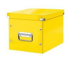 Štvorcová krabica A5 (M) Click & Store žltá