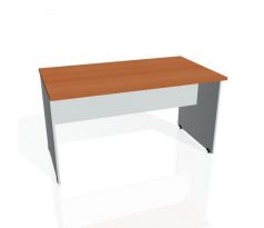 Rokovací stôl Gate, 140x75,5x80 cm, čerešňa/sivá