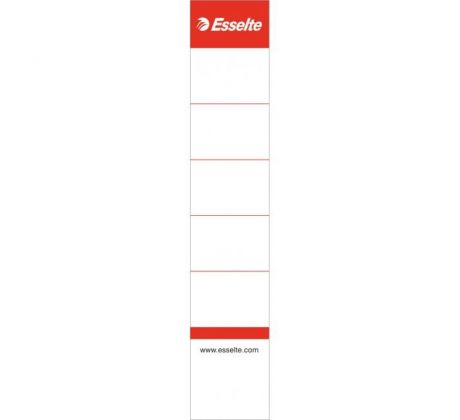 Zasúvacie štítky Esselte 3cm pre chrbát 5 cm