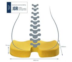 Vankúš na sedenie Leitz Cosy Ergo teplý žltý