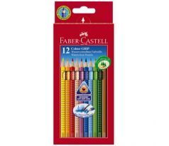 Farbičky akvarelové Faber Castell Color Grip 12ks farebné