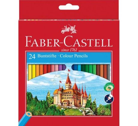 Farbičky Faber Castell drevené, 36 ks
