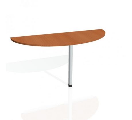 Doplnkový stôl Gate, 160x75,5x60 cm, čerešňa/kov