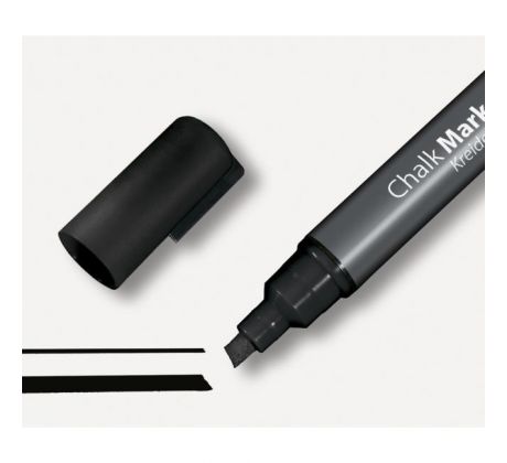 Kriedový popisovač 1-5 mm čierny