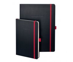 Zápisník CONCEPTUM Red Edition A5, linajkový čierno-červený