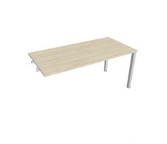 Rokovací stôl Uni k pozdĺ. reťazeniu, 160x75,5x80 cm, agát/sivá