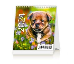 Stolový kalendár MiniMax Puppies 2024