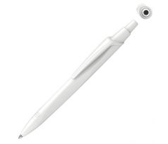 Guľôčkové pero Schneider Reco biele s čiernou náplňou