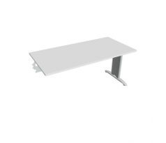Rokovací stôl Flex, 160x75,5x80 cm, biely/kov