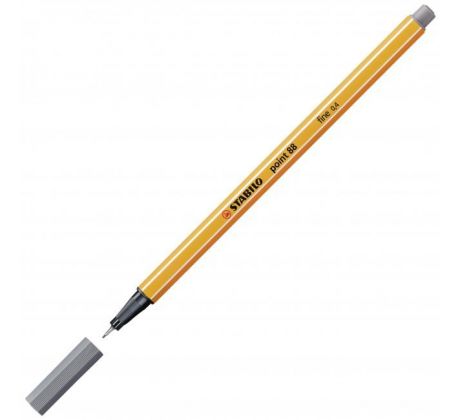 Liner STABILO Point 88 tmavosivý