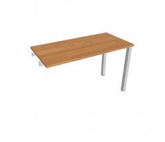 Pracovný stôl Uni k pozdĺ. reťazeniu, 120x75,5x60 cm, jelša/sivá