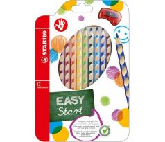 Drevené pastelky STABILO EASYcolors P. sada 12 ks