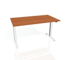 Pracovný stôl Motion, ZO, 2S, 160x70,5-120,5x80 cm, čerešňa/sivá