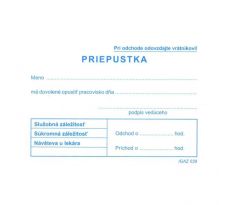 Priepustka A7