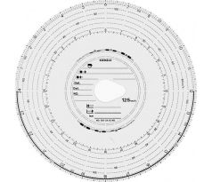 Tachografické kotúče Kienzle 125-24 4B, 100 kusov