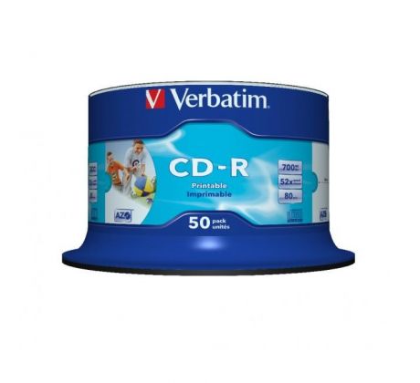 Verbatim CD-R printable cake 50 ks