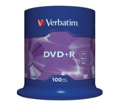 Verbatim DVD+R 16x 4,7GB cake 100 ks