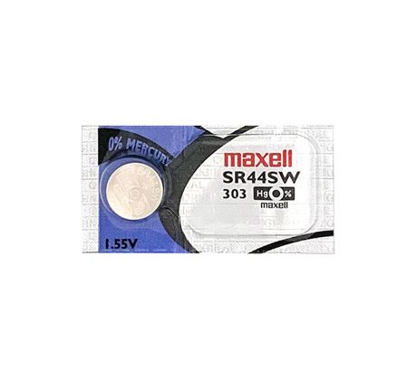 Batéria Maxell SR44SW/303 (1ks) (SR44SW/303)