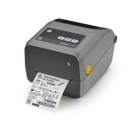 Direct Thermal Printer ZD421; 203 dpi, USB, USB Host, Ethernet, BTLE5, EU and UK Cords, Swiss Font, EZPL (ZD4A042-D0EE00EZ)